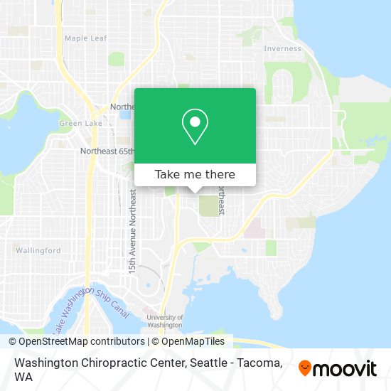 Mapa de Washington Chiropractic Center