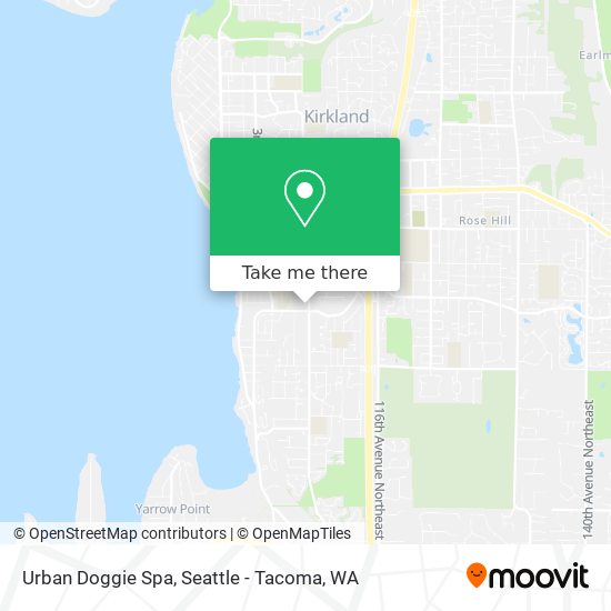 Urban Doggie Spa map