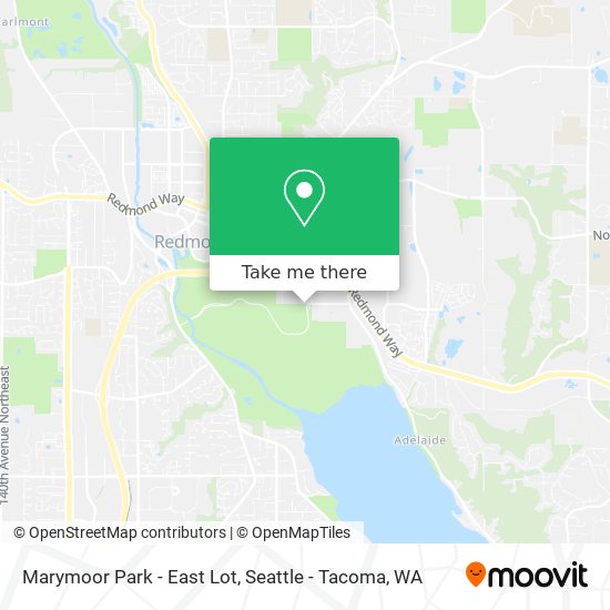 Mapa de Marymoor Park - East Lot