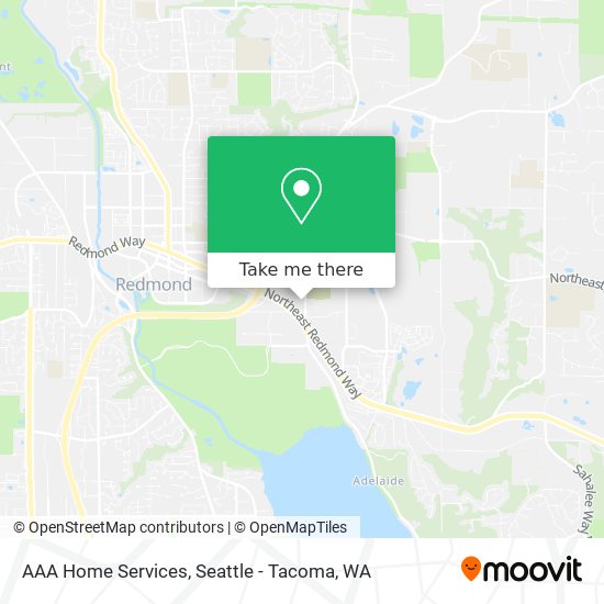 AAA Home Services map