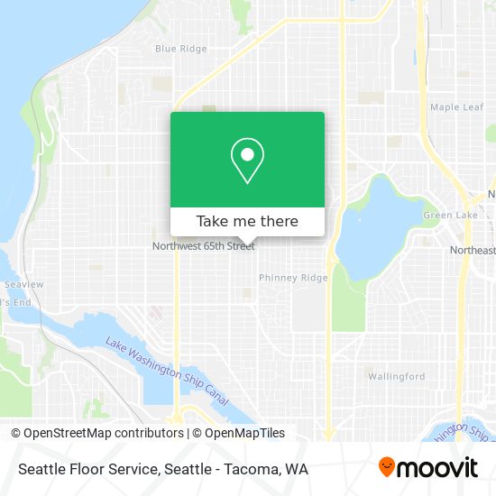 Mapa de Seattle Floor Service