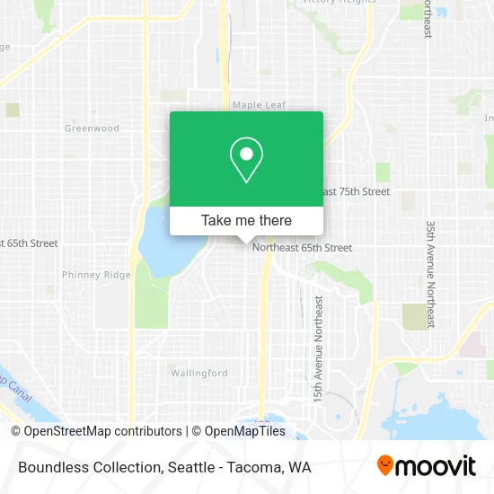 Boundless Collection map