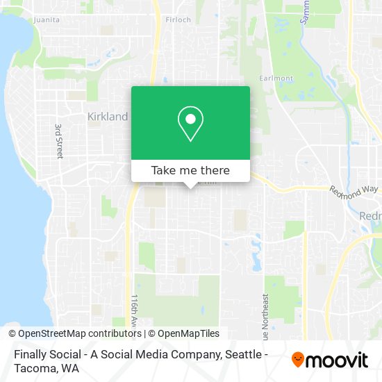 Finally Social - A Social Media Company map