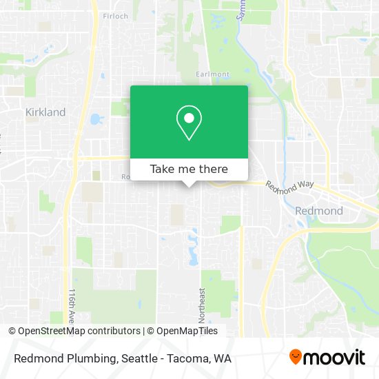 Redmond Plumbing map