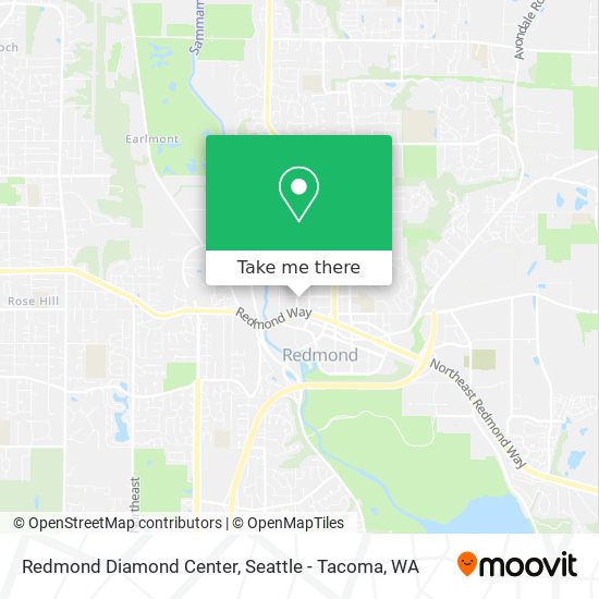 Mapa de Redmond Diamond Center