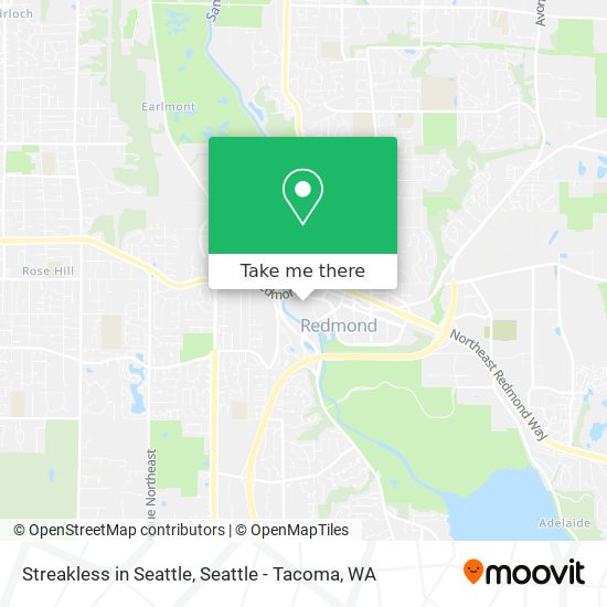Streakless in Seattle map