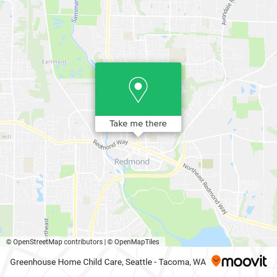 Greenhouse Home Child Care map