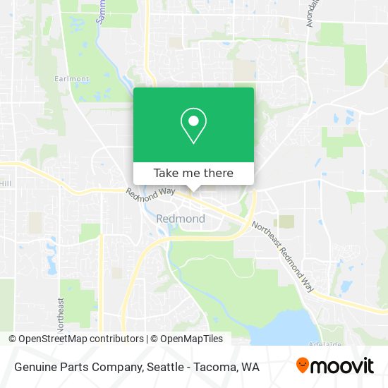 Mapa de Genuine Parts Company