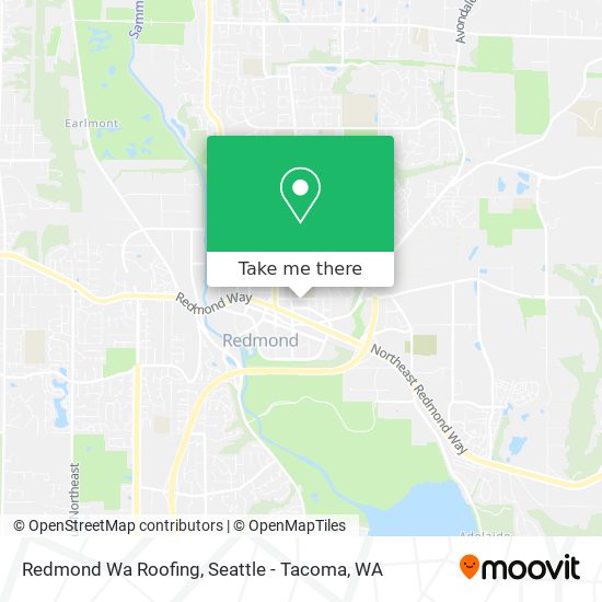 Mapa de Redmond Wa Roofing