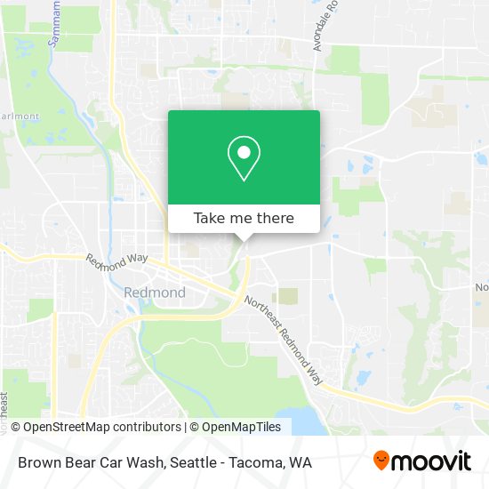 Mapa de Brown Bear Car Wash