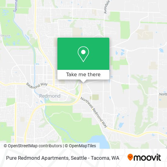 Mapa de Pure Redmond Apartments