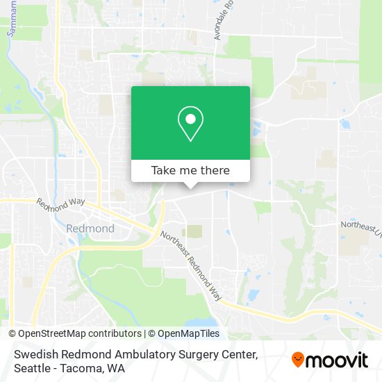 Swedish Redmond Ambulatory Surgery Center map