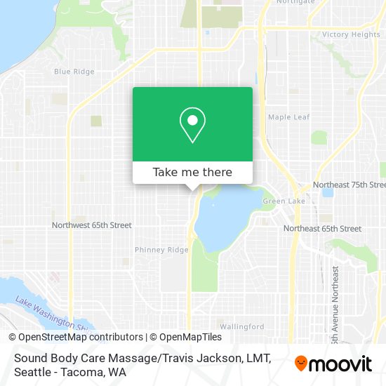 Mapa de Sound Body Care Massage / Travis Jackson, LMT