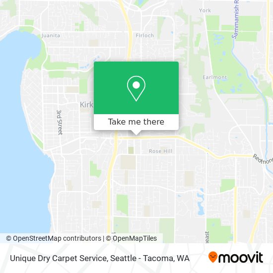 Unique Dry Carpet Service map