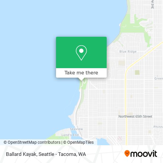Mapa de Ballard Kayak