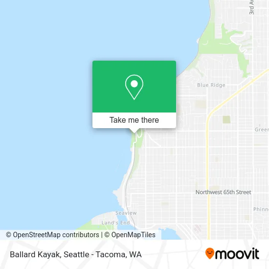 Ballard Kayak map