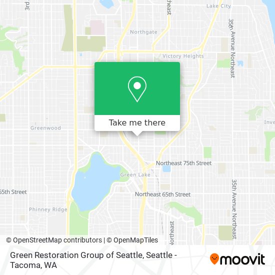 Green Restoration Group of Seattle map