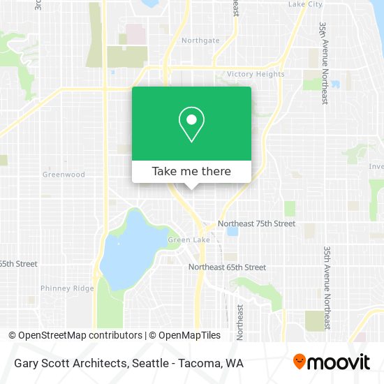 Gary Scott Architects map