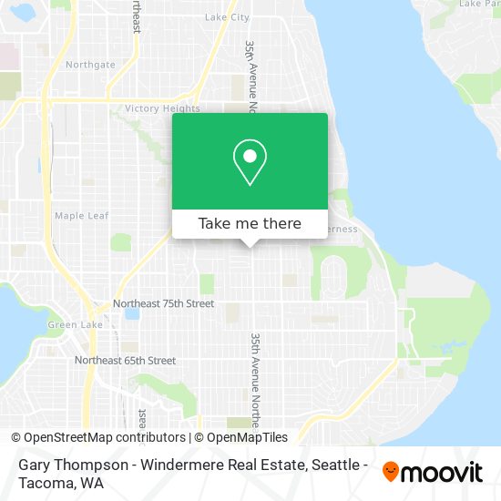 Gary Thompson - Windermere Real Estate map
