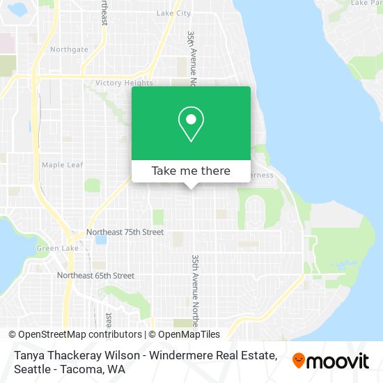 Tanya Thackeray Wilson - Windermere Real Estate map