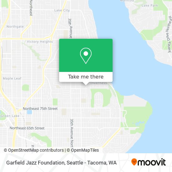 Garfield Jazz Foundation map