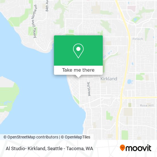 Al Studio- Kirkland map