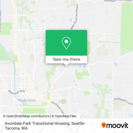 Avondale Park Transitional Housing map