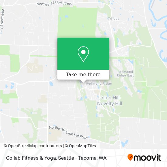 Collab Fitness & Yoga map