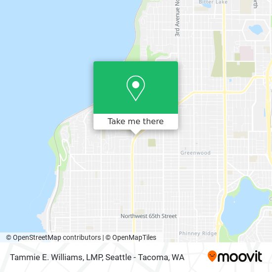Tammie E. Williams, LMP map