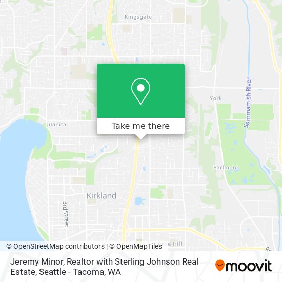 Jeremy Minor, Realtor with Sterling Johnson Real Estate map