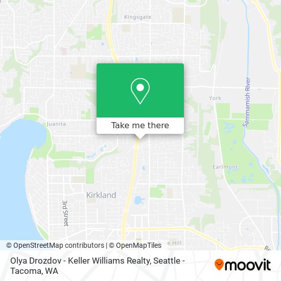 Olya Drozdov - Keller Williams Realty map