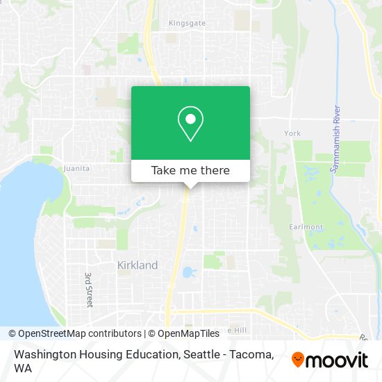 Washington Housing Education map