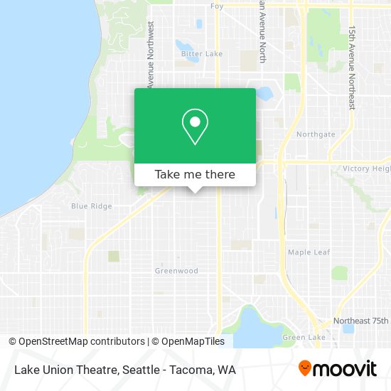 Mapa de Lake Union Theatre