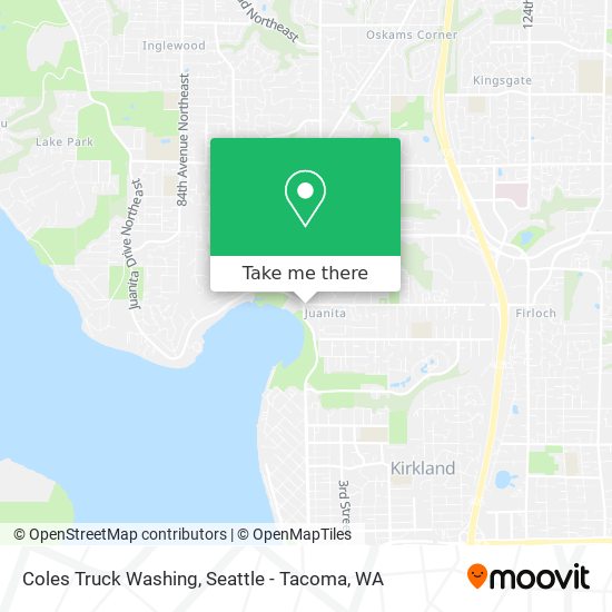Coles Truck Washing map