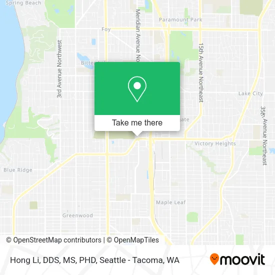 Hong Li, DDS, MS, PHD map