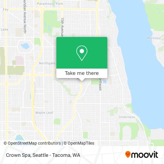 Crown Spa map