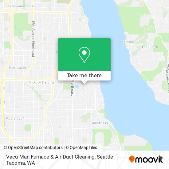 Vacu-Man Furnace & Air Duct Cleaning map