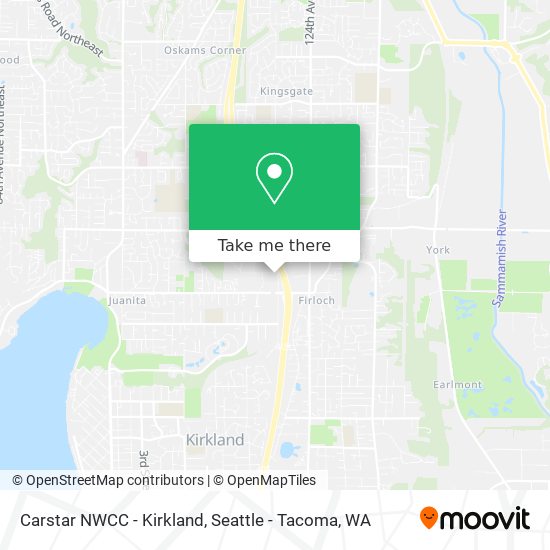 Mapa de Carstar NWCC - Kirkland