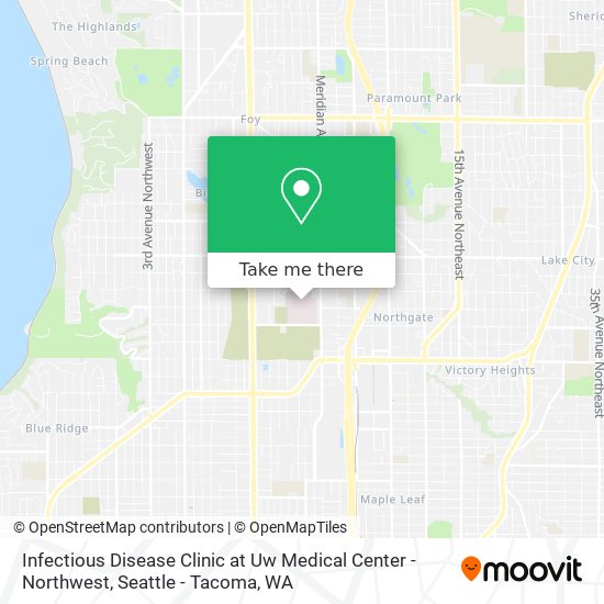 Infectious Disease Clinic at Uw Medical Center - Northwest map