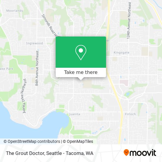 The Grout Doctor map