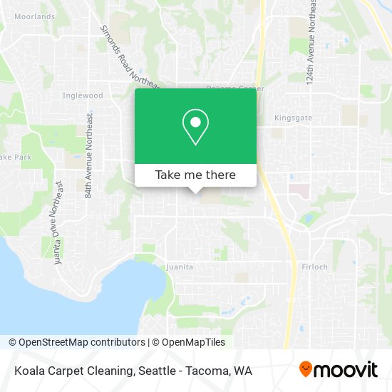 Mapa de Koala Carpet Cleaning