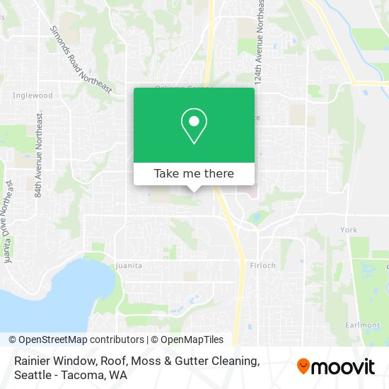 Mapa de Rainier Window, Roof, Moss & Gutter Cleaning