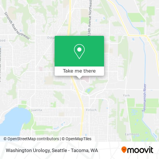 Washington Urology map