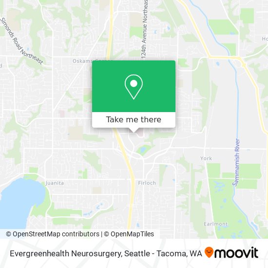 Evergreenhealth Neurosurgery map