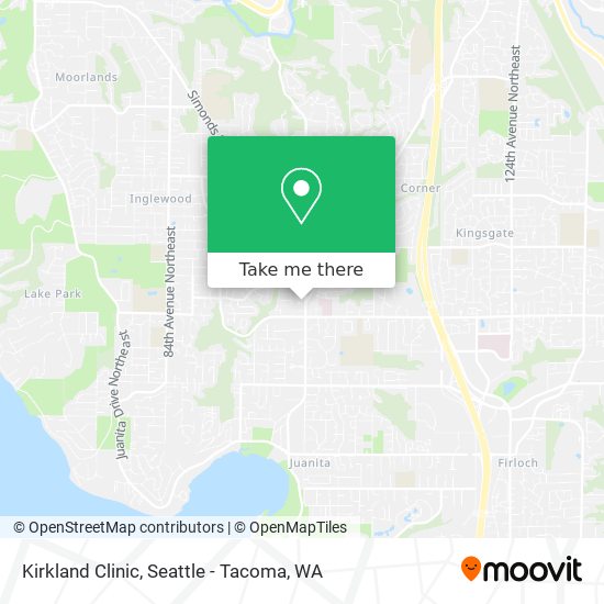 Kirkland Clinic map