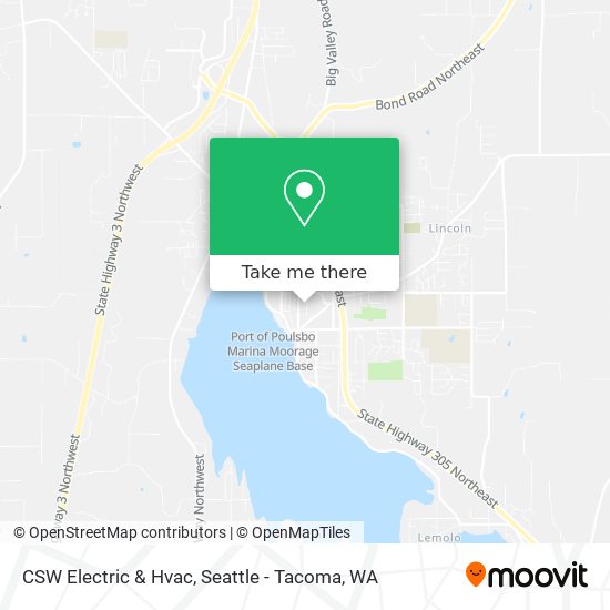 CSW Electric & Hvac map