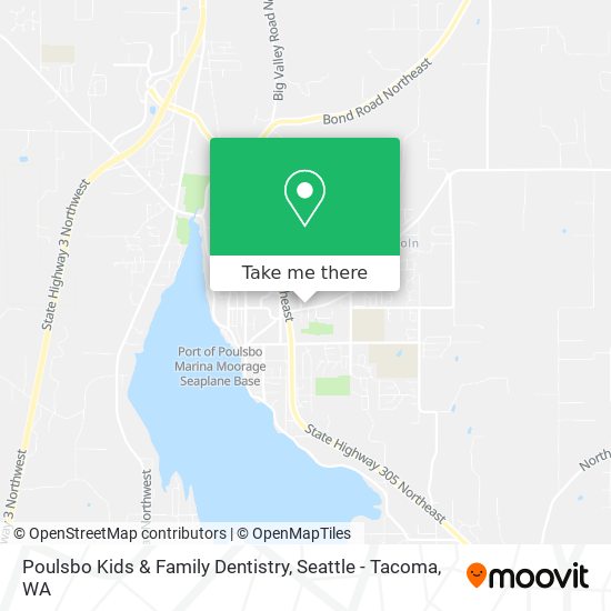 Poulsbo Kids & Family Dentistry map