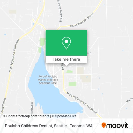 Poulsbo Childrens Dentist map