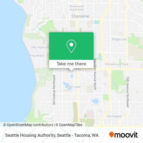 Mapa de Seattle Housing Authority