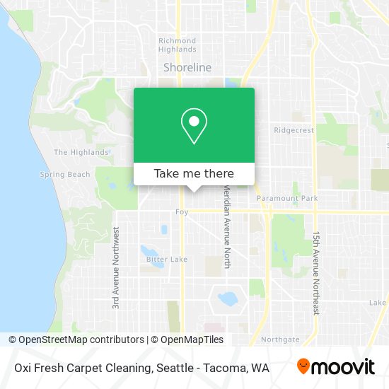 Oxi Fresh Carpet Cleaning map